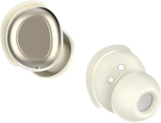 pocobob Z draadloze in ear oortjes wit goud beige