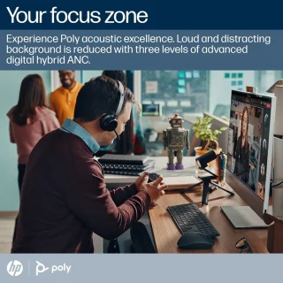 Poly A4HT2AA#AC3 Oordopjes Zwart