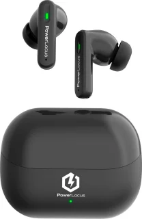 PowerLocus Fit Draadloze Bluetooth Oordopjes Zwart