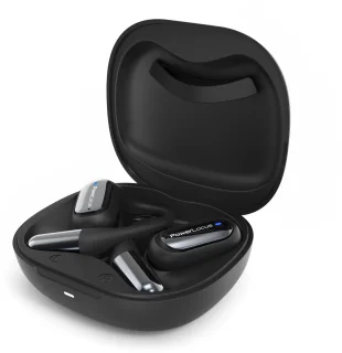 PowerLocus Free X Draadloze Open-Ear Koptelefoon Zwart