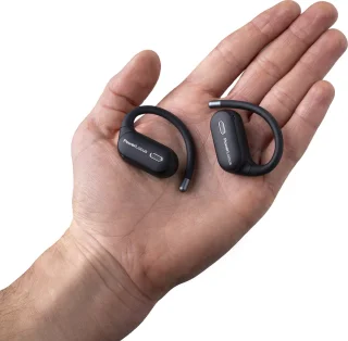 PowerLocus Move Draadloze Open-Ear Bluetooth Oordopjes Zwart