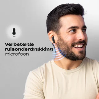PowerLocus Vibe Draadloze Bluetooth Oordopjes Zwart