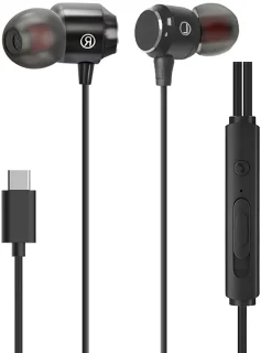 Premes USB-C In-Ear Oordopjes Zwart