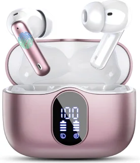 PrimeSound Sky Pro Draadloze Oordopjes Rosé Goud