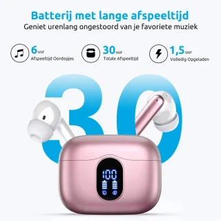 PrimeSound Sky Pro Draadloze Oordopjes Rosé Goud