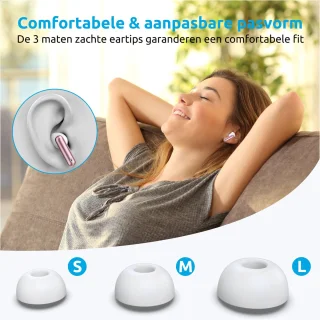 PrimeSound Sky Pro Draadloze Oordopjes Rosé Goud