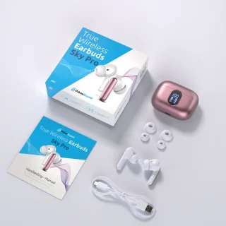 PrimeSound Sky Pro Draadloze Oordopjes Rosé Goud