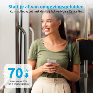PrimeSound Sky Pro Draadloze Oordopjes Zwart