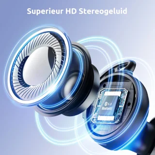 PrimeSound Sport Pro Draadloze Oordopjes Zwart