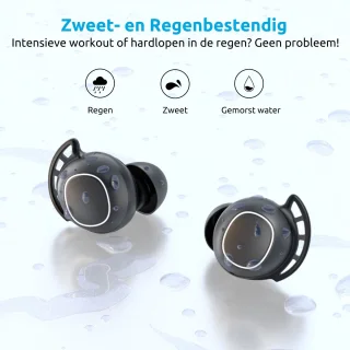 PrimeSound Sport Pro Draadloze Oordopjes Zwart