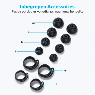 PrimeSound Sport Pro Draadloze Oordopjes Zwart
