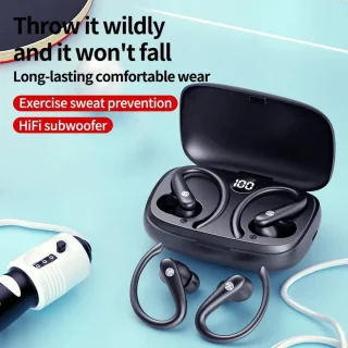 Pro 5 Bluetooth Draadloze In Ear Oordopjes Zwart
