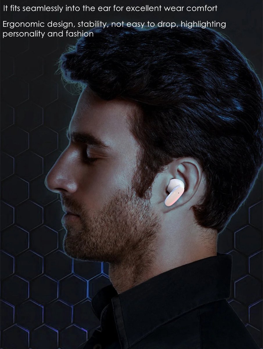 Pro 5 Draadloze Bluetooth Oordopjes Zwart