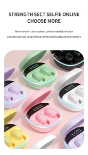 Pro Care Excellent Quality M13B Bluetooth 5.2 Draadloze Earbuds Zwart