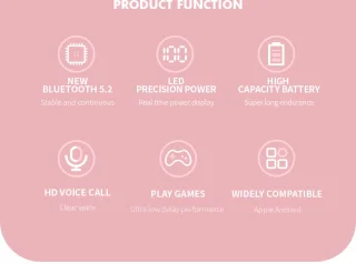 Pro Care Excellent Quality M13B Bluetooth 5.2 Draadloze Earbuds Zwart