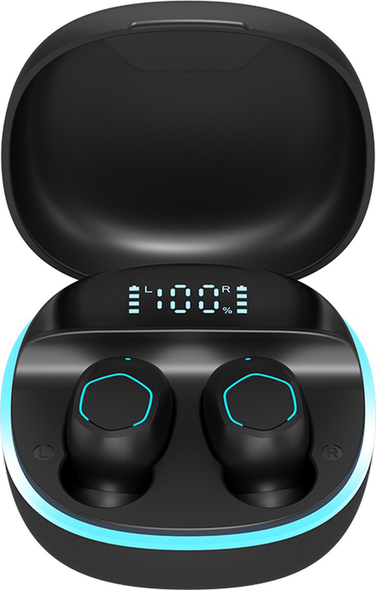 De Pro Care Excellent Quality M13B Bluetooth 5.2 Draadloze Earbuds Zwart in één oogopslag