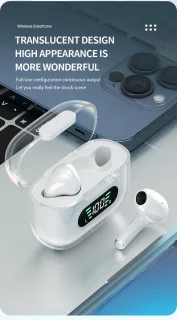 Pro Care Excellent Quality M16P Bluetooth 5.2 Draadloze Earbuds Paars