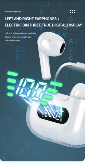 Pro Care Excellent Quality M16P Bluetooth 5.2 Draadloze Earbuds Paars