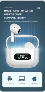 Pro Care Excellent Quality M16P Bluetooth 5.2 Draadloze Earbuds Paars