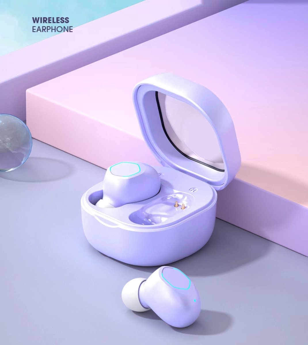 Pro Care Excellent Quality M21W Bluetooth Draadloze Earbuds Wit