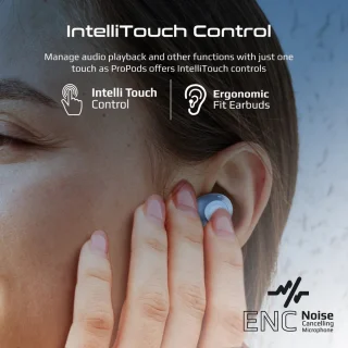 ProMate ProPods True Wireless Earbuds Zwart