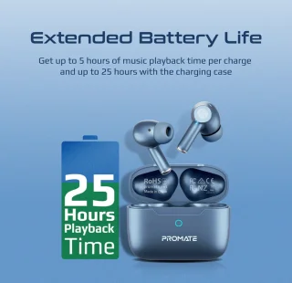 ProMate ProPods True Wireless Earbuds Zwart
