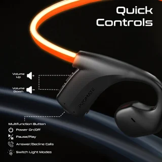 ProMate RippleGlow Open-Ear Wireless Neckband