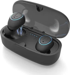 Qbuds Draadloze Bluetooth 5.0 Oordopjes Zwart