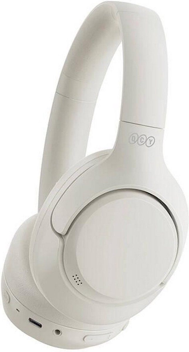 Qcy On-Ear Draadloze Hoofdtelefoon ANC Wit