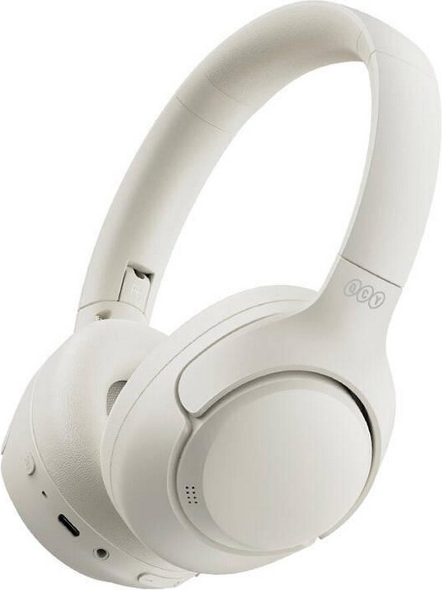 Qcy On-Ear Draadloze Hoofdtelefoon ANC Wit