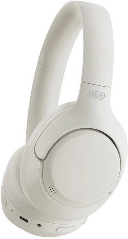 Qcy On-Ear Draadloze Hoofdtelefoon ANC Wit