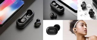 QCY T1 Draadloze in-ear oordopjes - Zwart