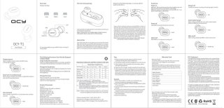 Wat vinden we goed aan de QCY T1 Draadloze in-ear oordopjes - Zwart