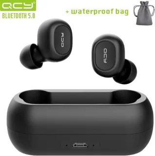 QCY T1 Draadloze in-ear oordopjes - Zwart