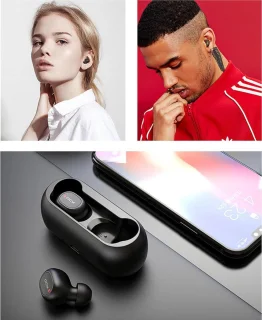 QCY T1 Draadloze in-ear oordopjes - Zwart