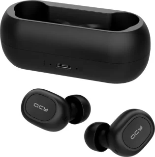 QCY T1 Draadloze in-ear oordopjes - Zwart
