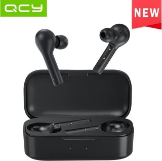 QCY T5 Bluetooth Draadloze Oordopjes Zwart