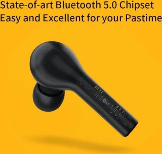 QCY T5 Bluetooth Draadloze Oordopjes Zwart
