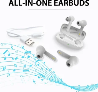 Qproducts Earpods Draadloze Bluetooth Oordopjes Wit