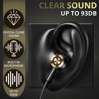 Qualitech USB-C Oordopjes met Microfoon