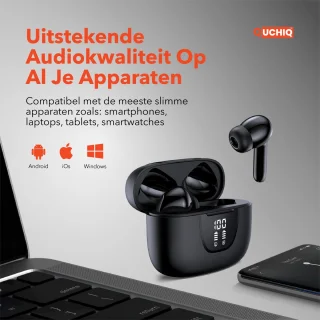 QuchiQ Draadloze Bluetooth Oordopjes In-Ear