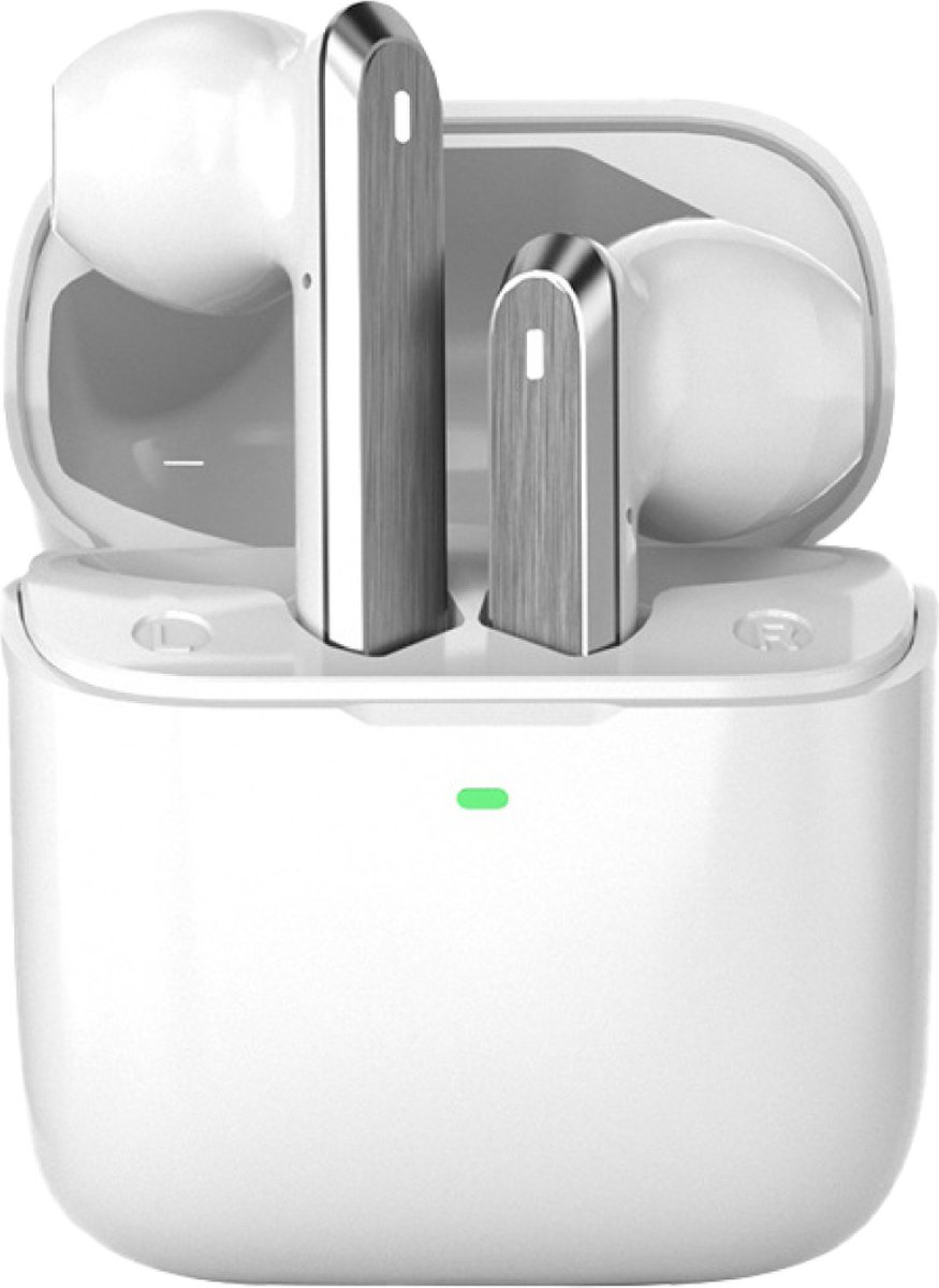 De QuchiQ Draadloze Bluetooth Oordopjes Wit in één oogopslag