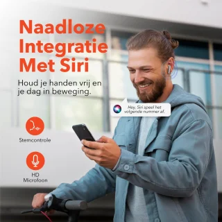 QuchiQ Draadloze Bluetooth Oordopjes Wit