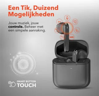 QuchiQ™ Draadloze Oordopjes Zwart