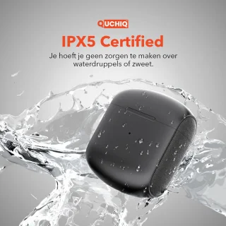 QuchiQ™ Draadloze Oordopjes Zwart