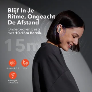 QuchiQ™ Draadloze Oordopjes Zwart
