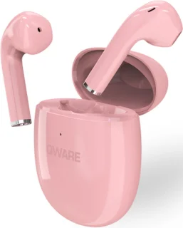 Qware Sound Draadloze Bluetooth Oordopjes Roze