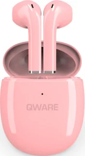Qware Sound Draadloze Bluetooth Oordopjes Roze