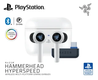 Razer Hammerhead HyperSpeed In-ear Headset Wit USB-C PlayStation