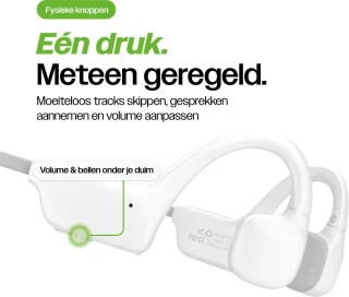 Rebøne Core Bone Conduction Hoofdtelefoon Wit